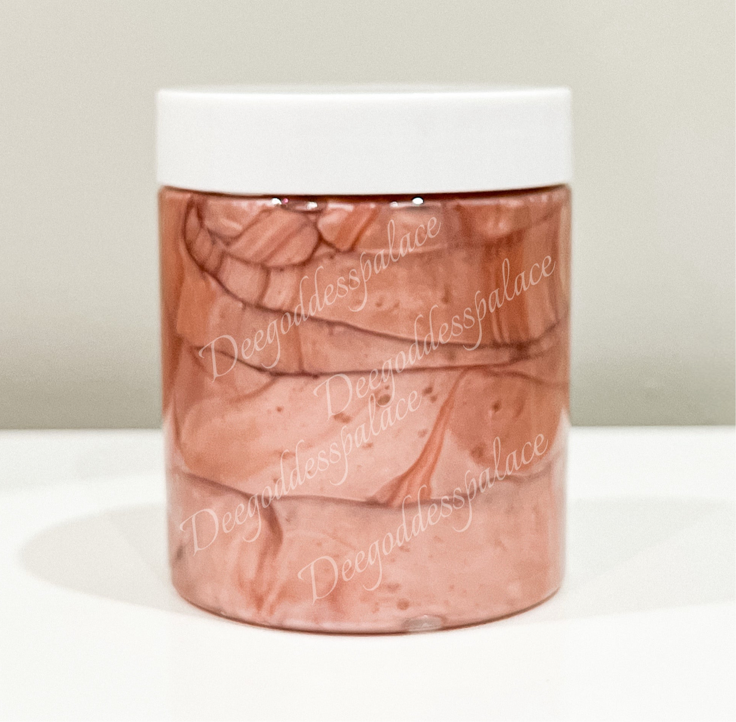Rose Gold Shimmer Clear Lipgloss (8oz Jar)