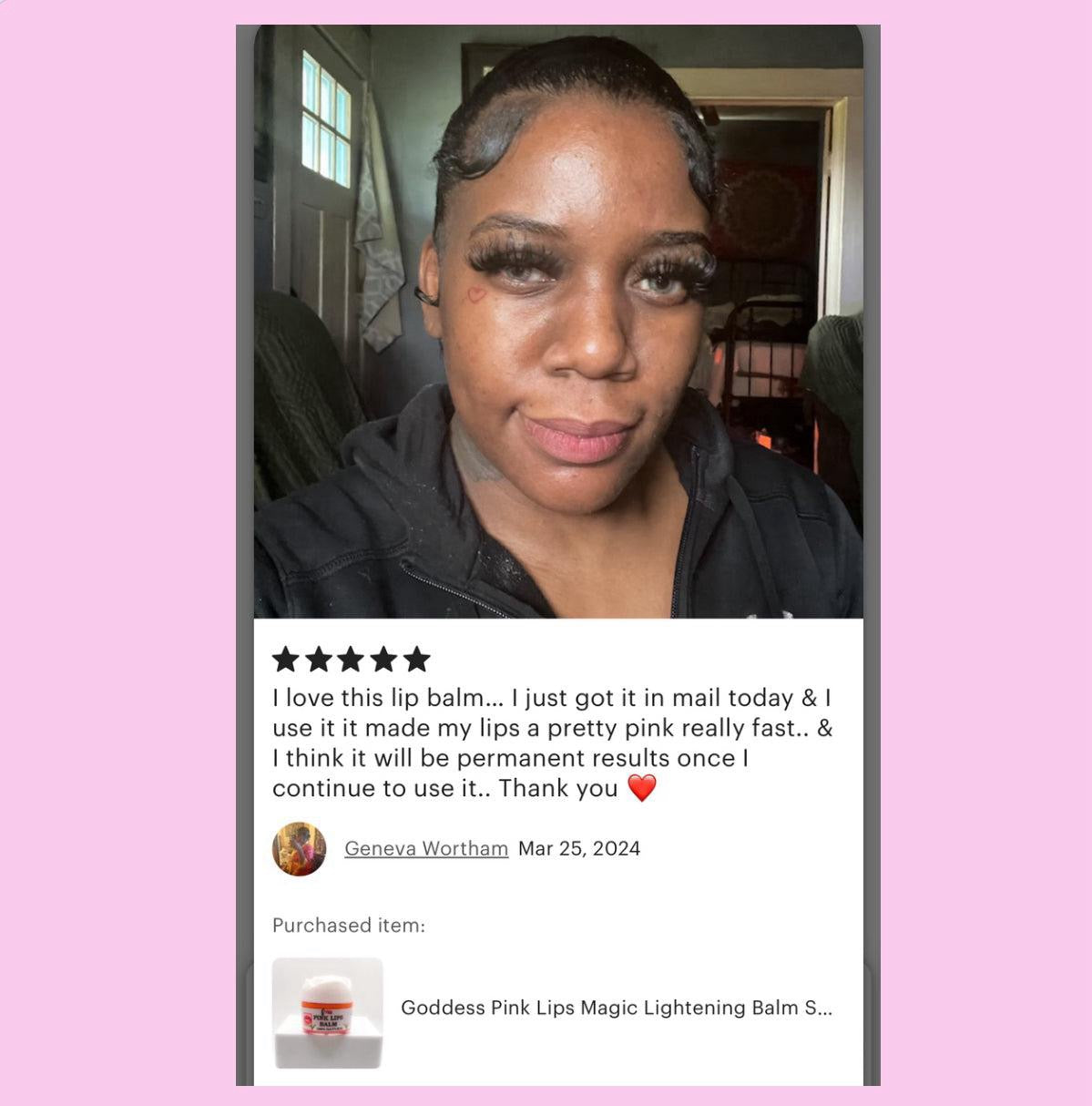 Permanent Pink Lip Balm