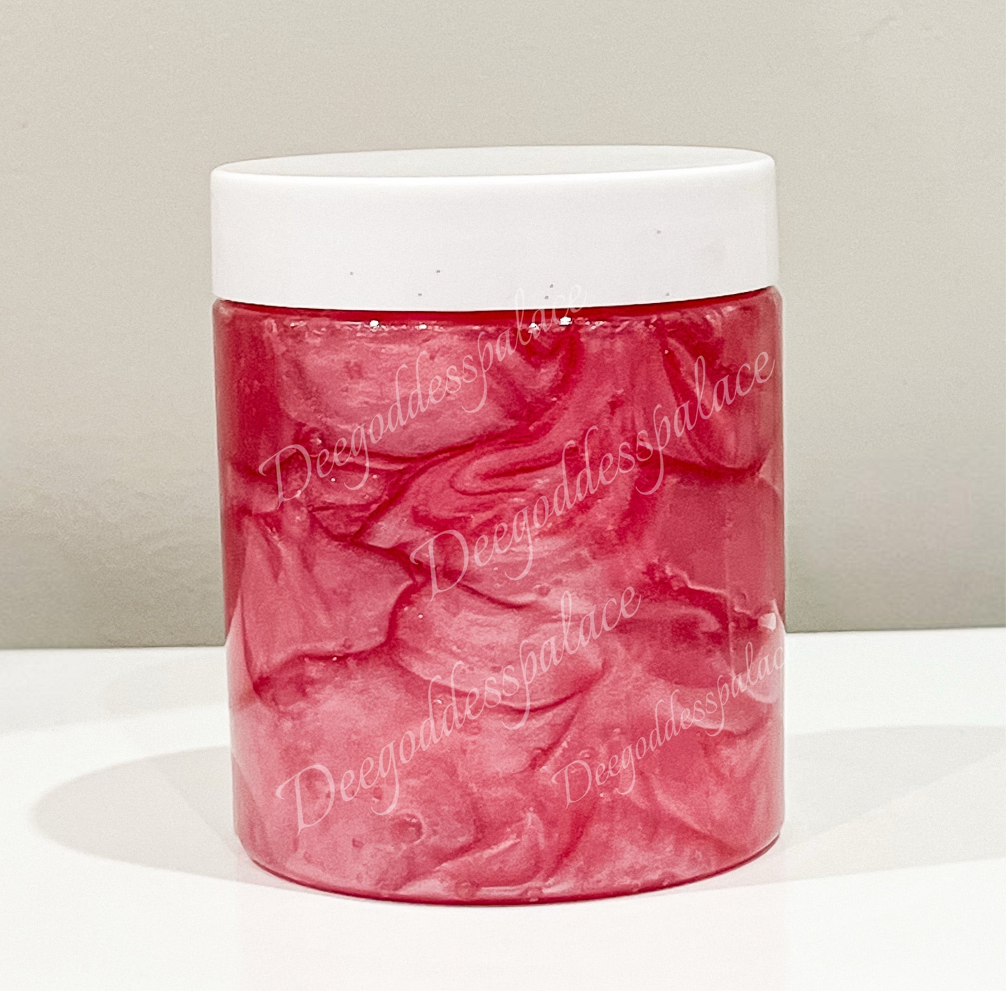 Pink Shimmer Clear Lipgloss (8oz Jar)