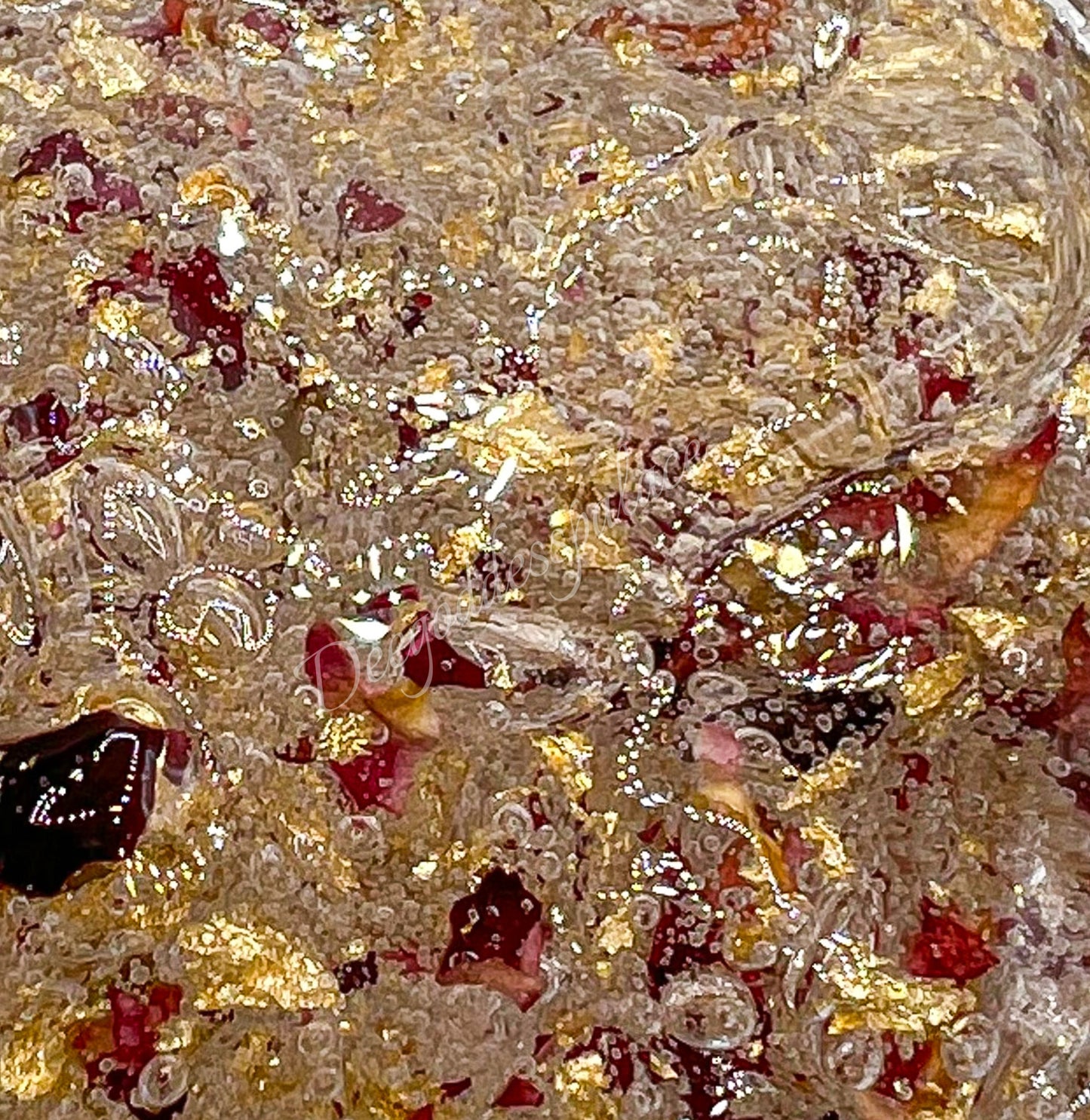 24K Gold Rose Clear Lipgloss (8oz Jar)