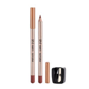 50pcs Private Label Gold Pencil Lip Liner + Sharpener