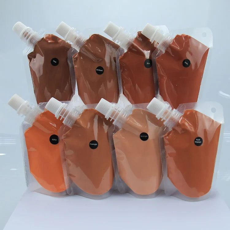 Wholesale Pigmented Lipgloss Pouches (8oz)