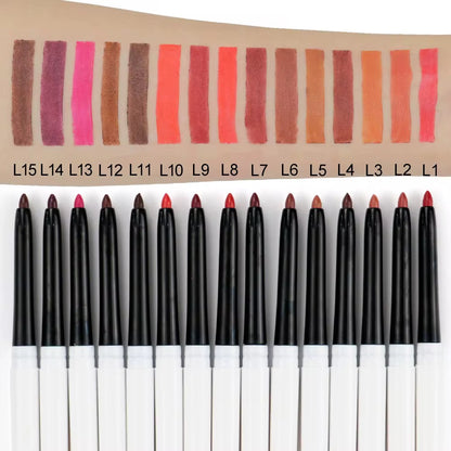 50pcs Private Label White Retractable Lip Liner