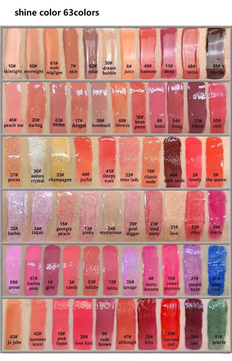 Wholesale Pigmented Lipgloss Pouches (8oz)