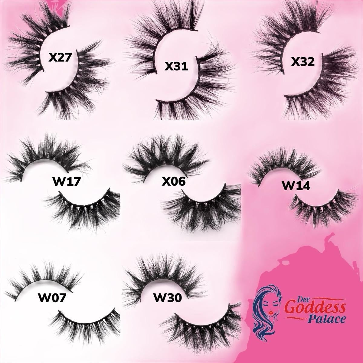 Goddess Fluffy Mink Lashes
