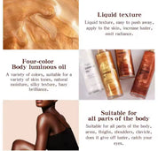 50pcs Private Label Body Glow Highlighter/Shimmer Oil