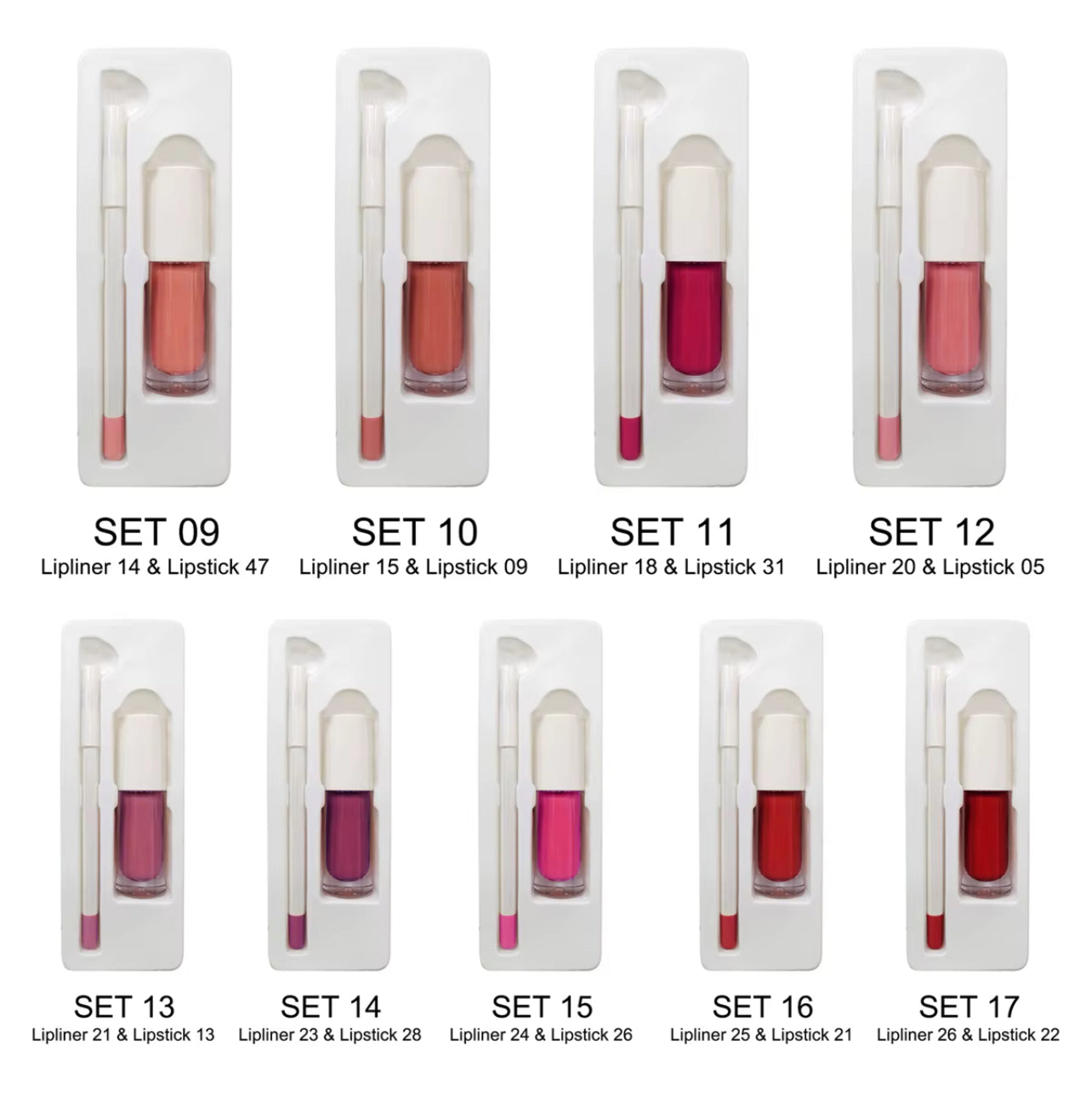 20 Sets Wholesale Lipstick Kit (NO LOGO)