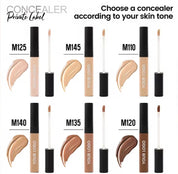 50pcs Private Label Liquid Full Coverage Concealer