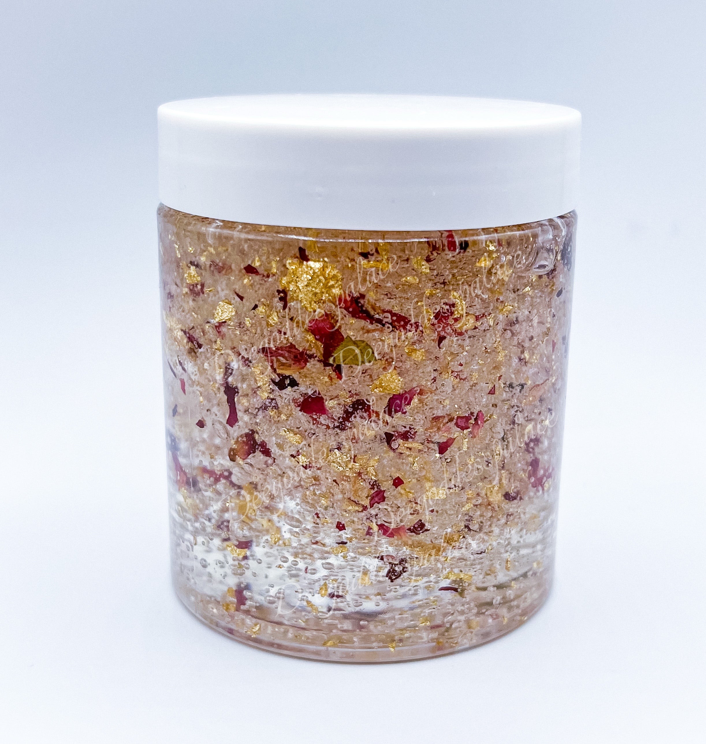 24K Gold Rose Clear Lipgloss (8oz Jar)